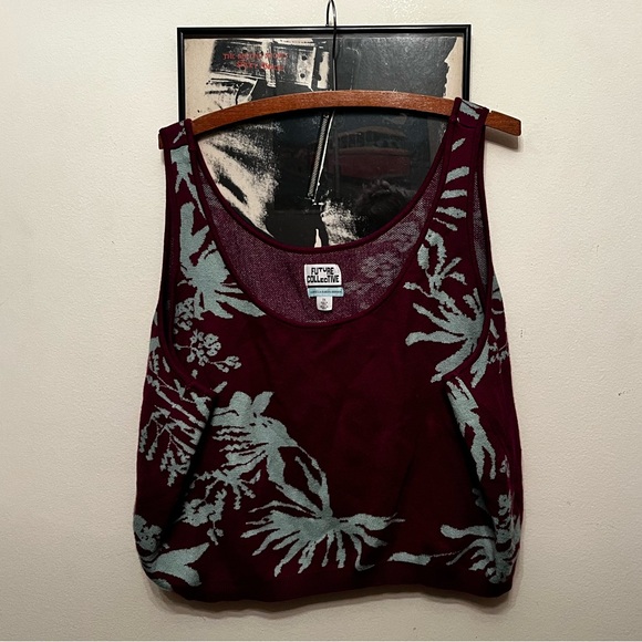 Target Collective Gabriella Karefa-Johnson Crop Tank Top Plum Blue Size 3X - Picture 4 of 4